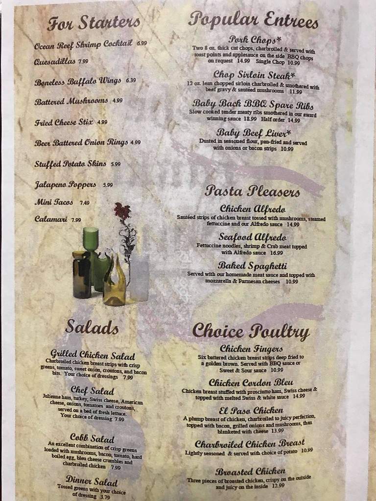 Franklin Inn - Bad Axe, MI menu_pic
