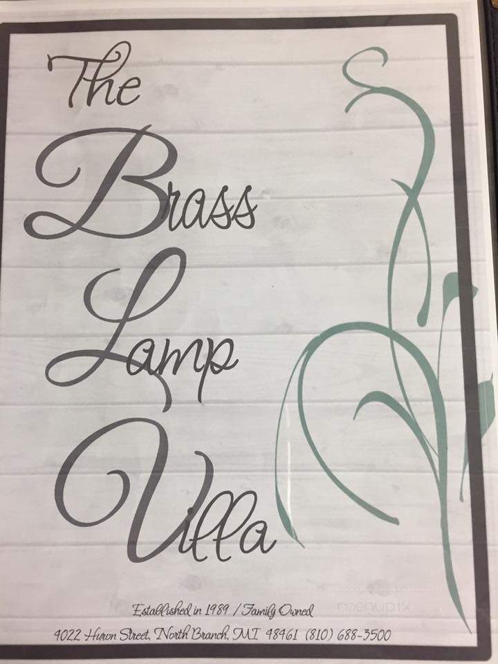 Brass Lamp Villa - North Branch, MI menu_pic