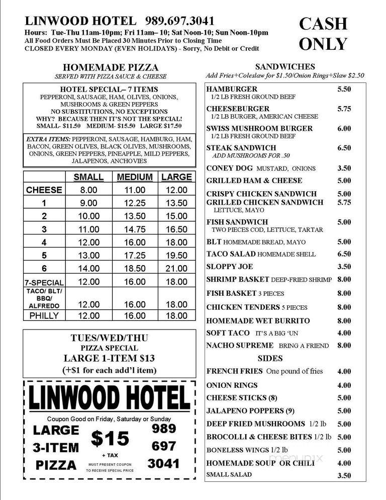 Linwood Hotel - Linwood, MI