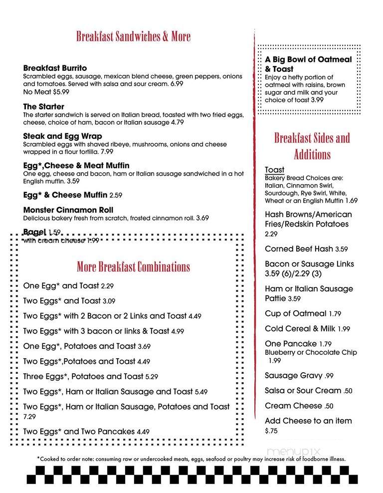 Stacker Grill - Midland, MI menu_pic
