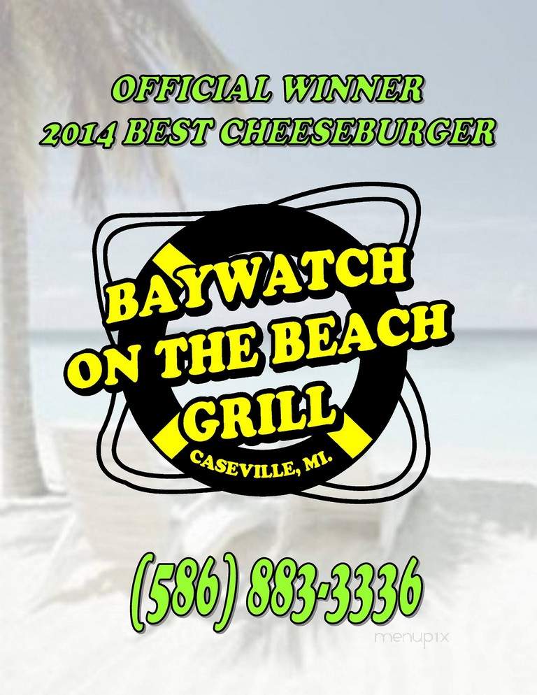 Baywatch On The Beach Grill - Caseville, MI