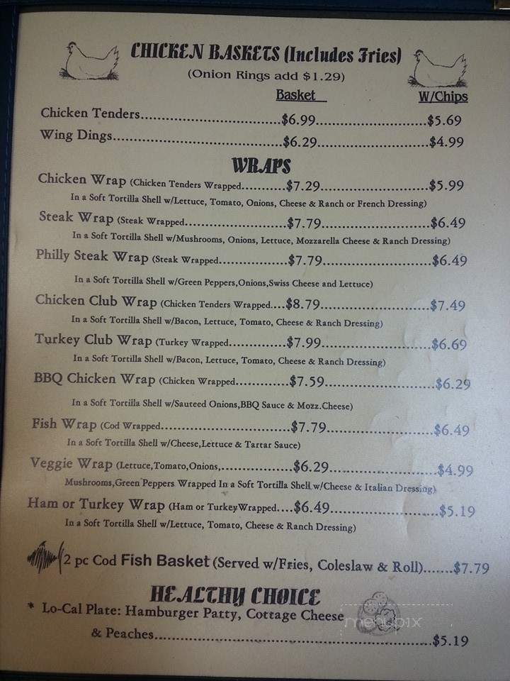Dershey's Cafe - St Johns, MI menu_pic