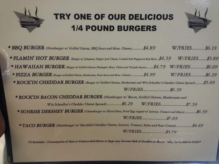 Dershey's Cafe - St Johns, MI menu_pic