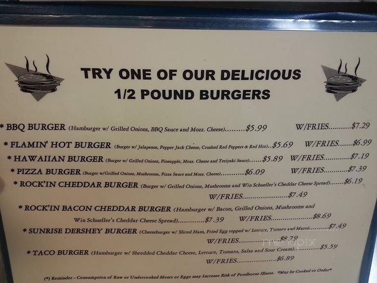 Dershey's Cafe - St Johns, MI menu_pic