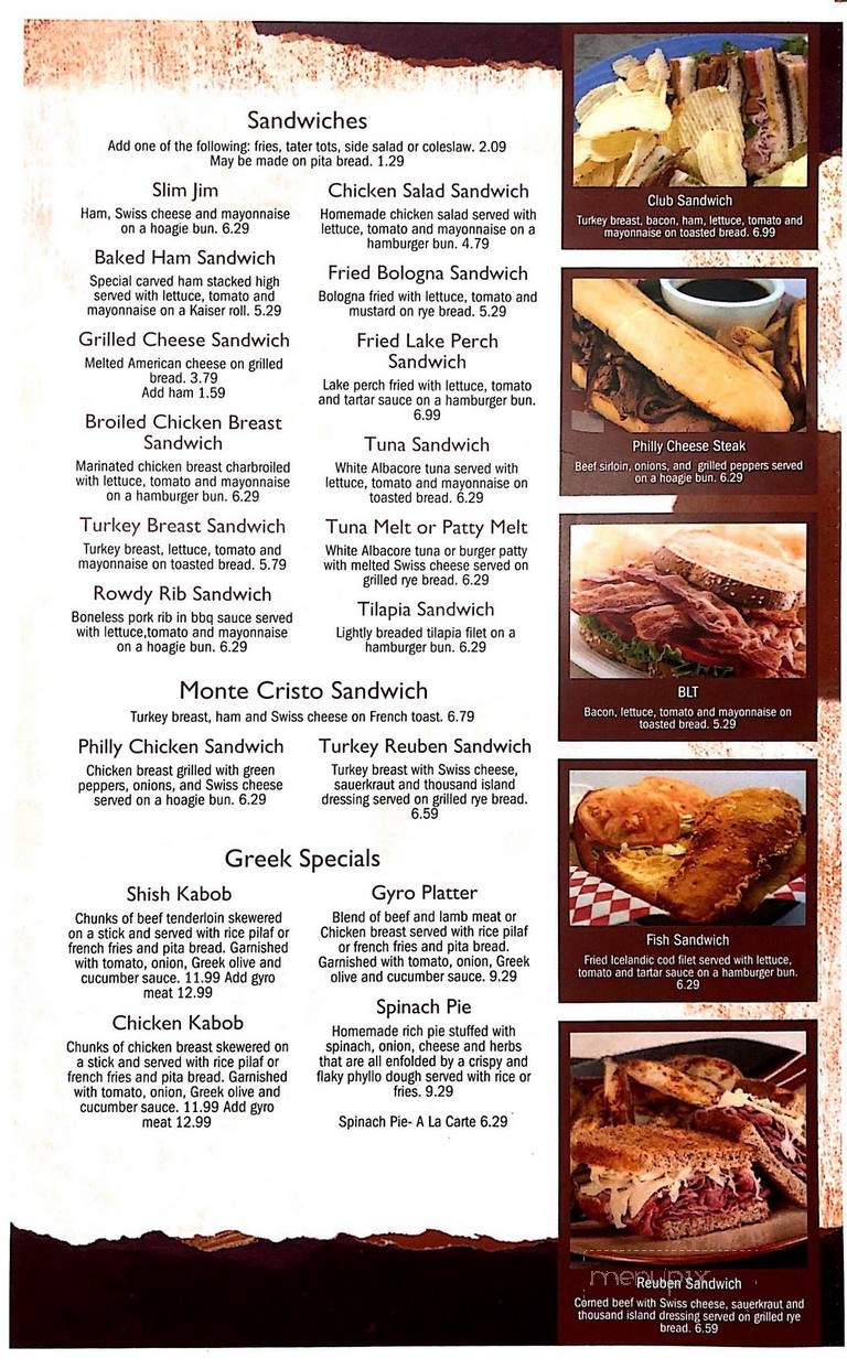 Blissfield Coney Island - Blissfield, MI menu_pic