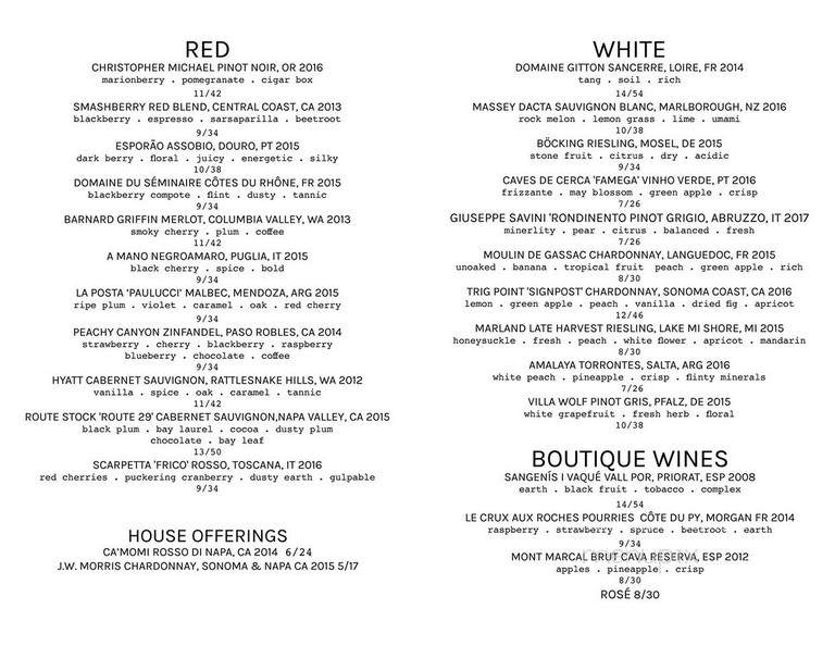 Butch's - Holland, MI menu_pic