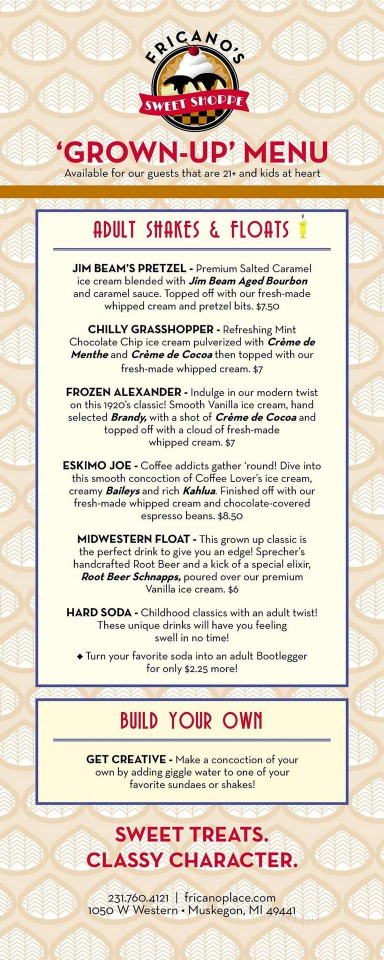 Fricano's Muskegon Lake - Muskegon, MI menu_pic
