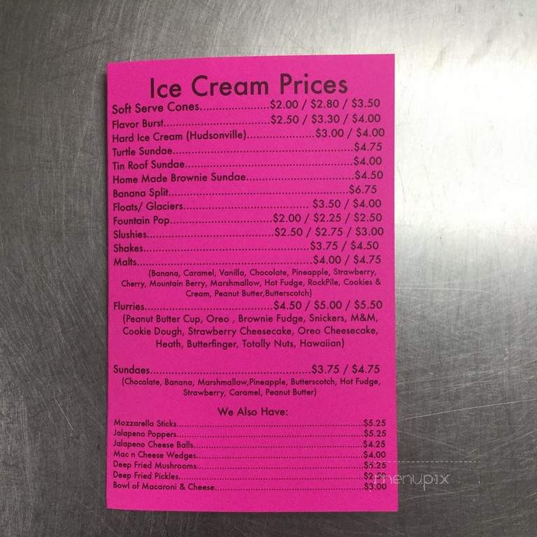 Whippi-Dip - Spring Lake, MI menu_pic
