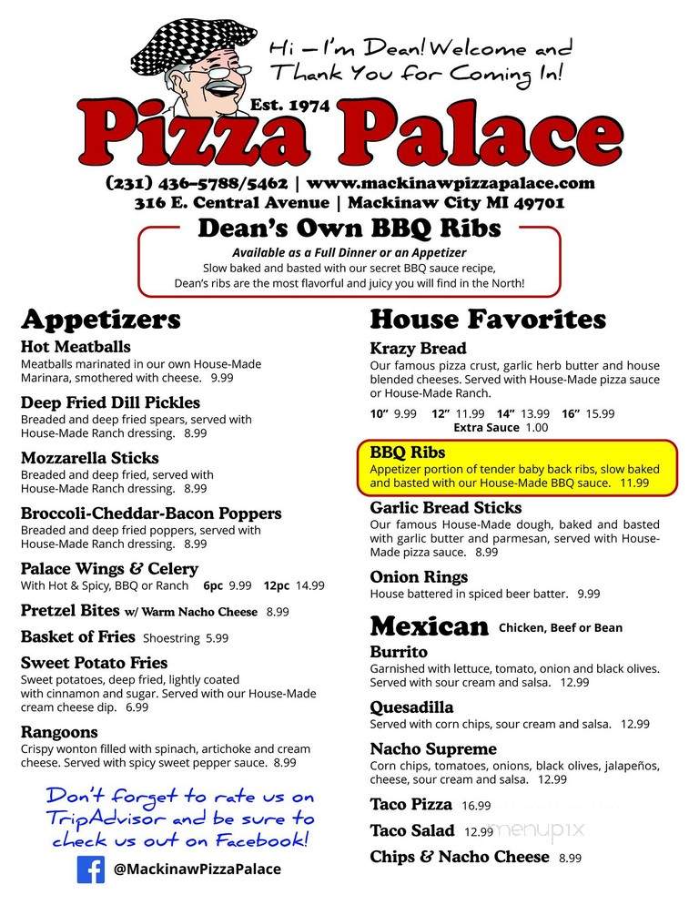 Pizza Palace - Mackinaw City, MI