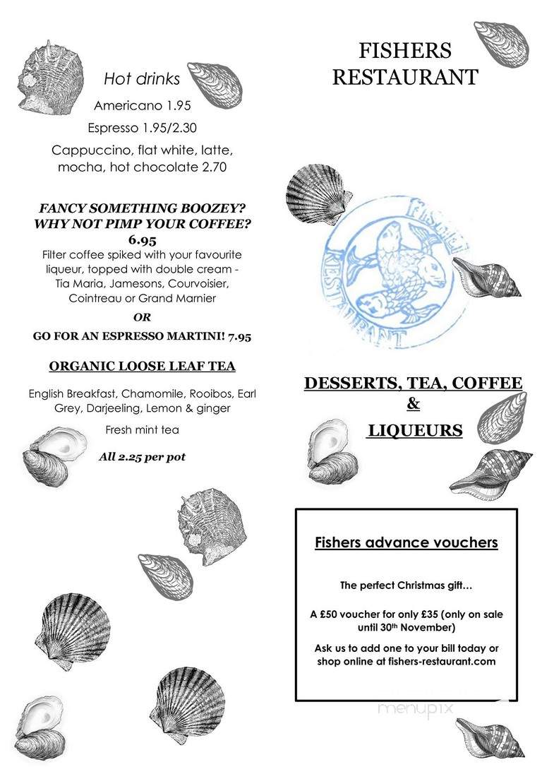 Fisher's Restaurant - De Tour Village, MI menu_pic