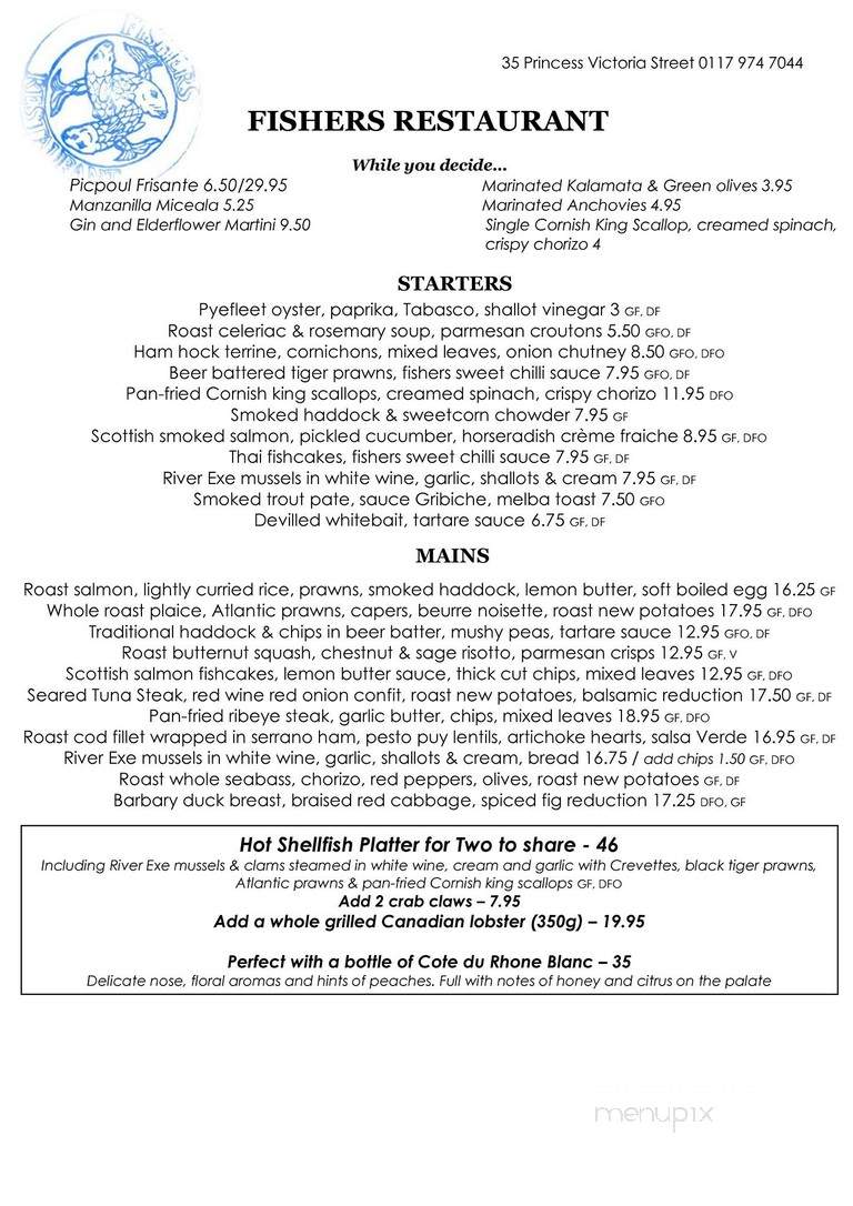 Fisher's Restaurant - De Tour Village, MI menu_pic