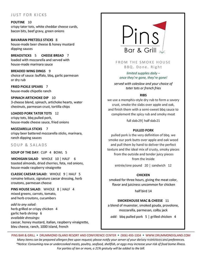 Pins Bar & Grille & Bowling - Drummond Island, MI
