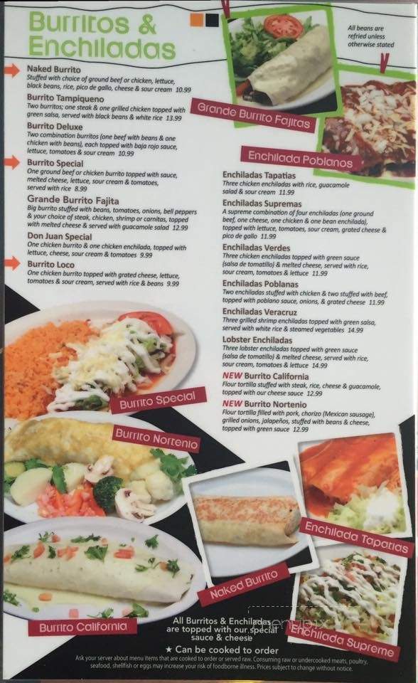Los Tres Amigos - Ann Arbor, MI menu_pic