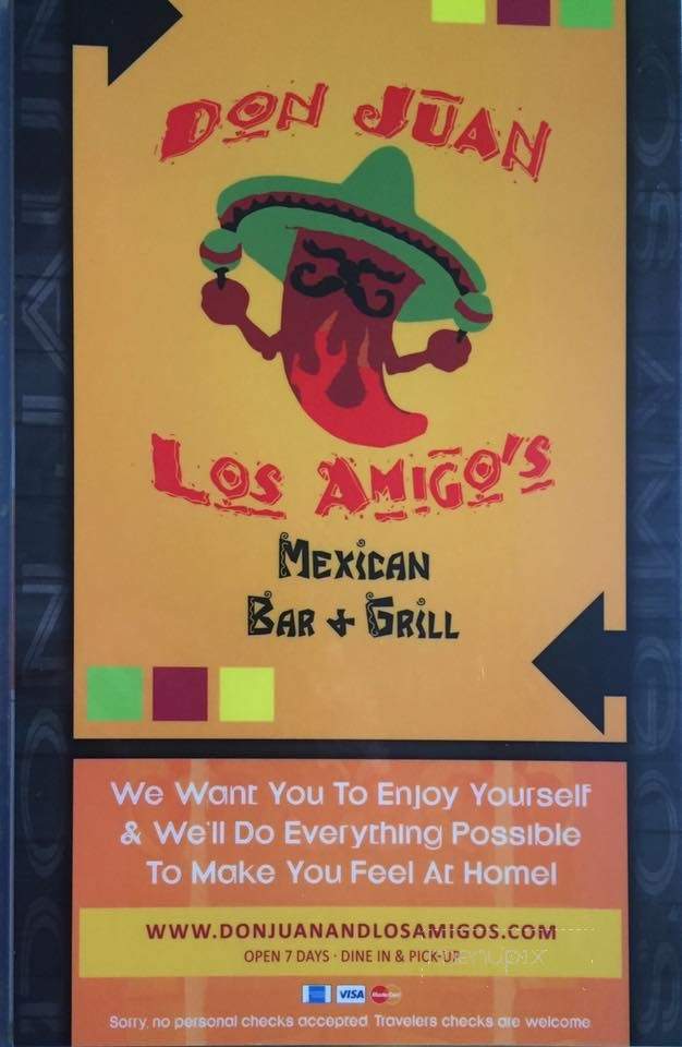 Los Tres Amigos - Ann Arbor, MI menu_pic