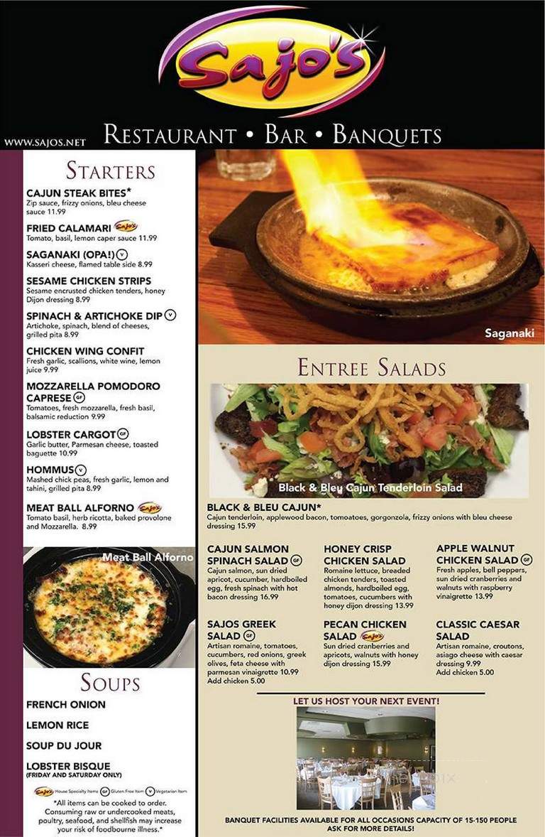 Sajo's Of Clinton - Clinton Township, MI menu_pic