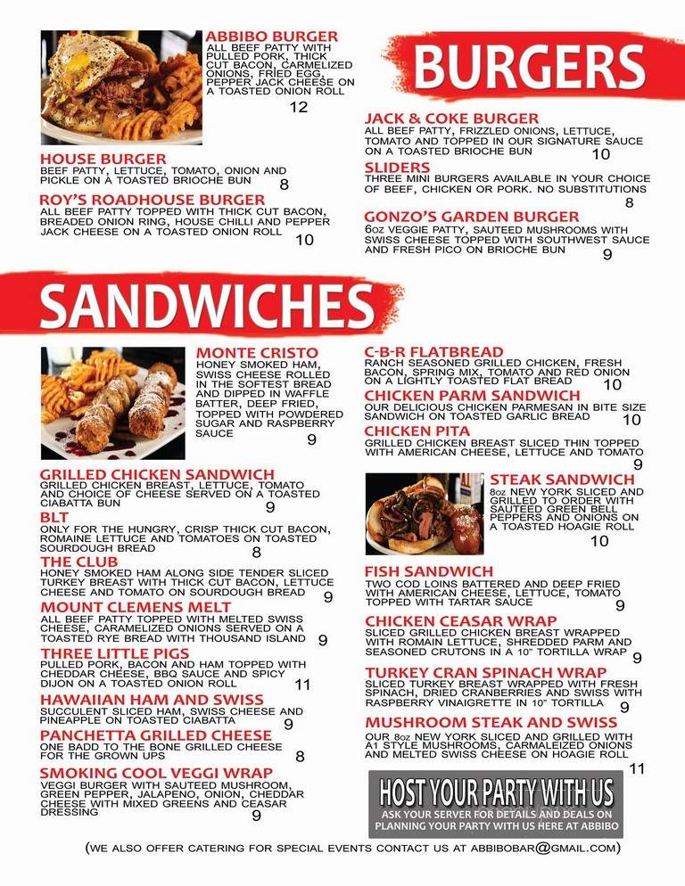 Five Star County Kitchen - Mount Clemens, MI menu_pic