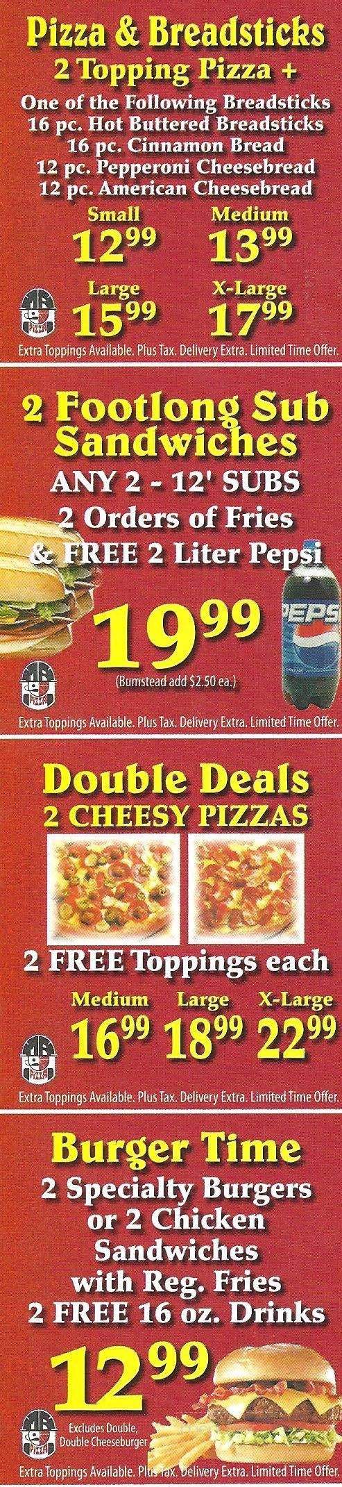 Mr Pizza - Belleville, MI menu_pic