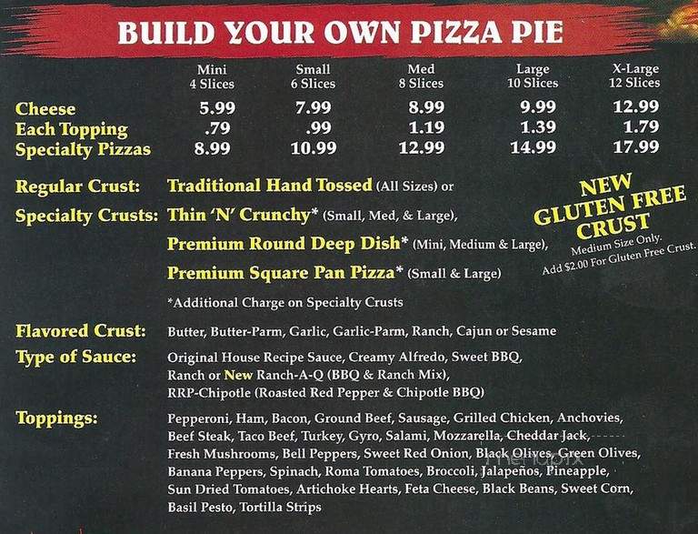Mr Pizza - Belleville, MI menu_pic