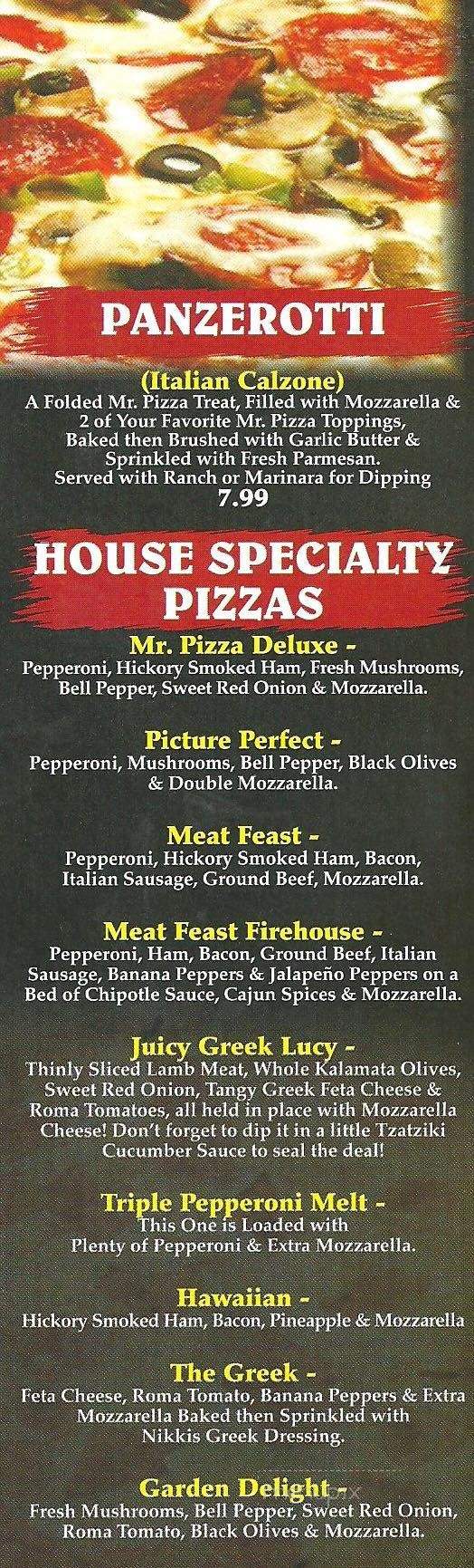 Mr Pizza - Belleville, MI menu_pic
