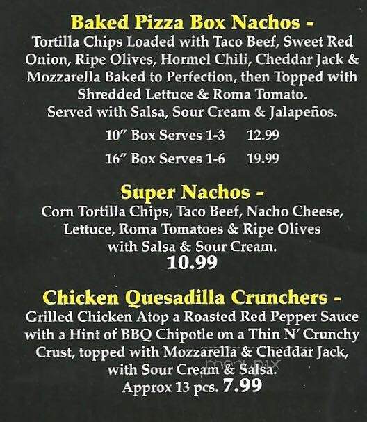 Mr Pizza - Belleville, MI menu_pic