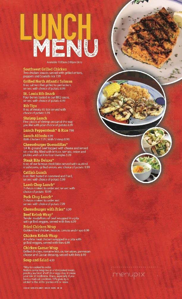 Starter's Bar & Grill - Dearborn, MI menu_pic