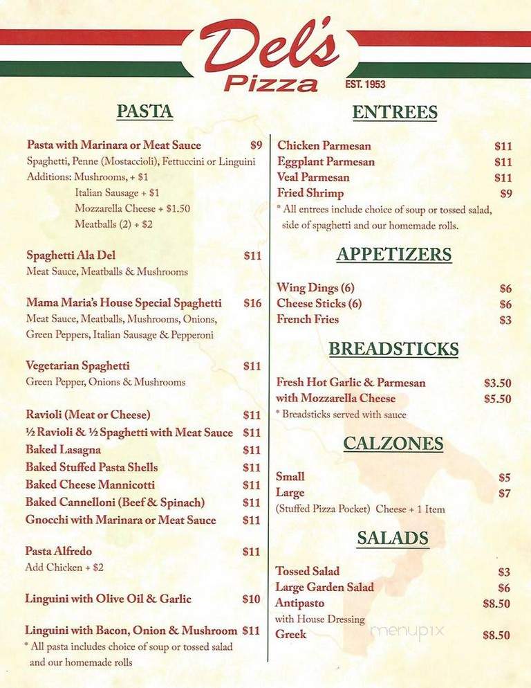 Del's Pizzeria & Restaurant - Trenton, MI