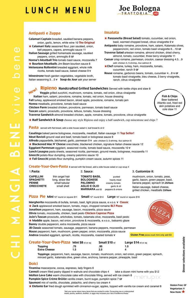 Joe Bologna's - Sterling Heights, MI menu_pic