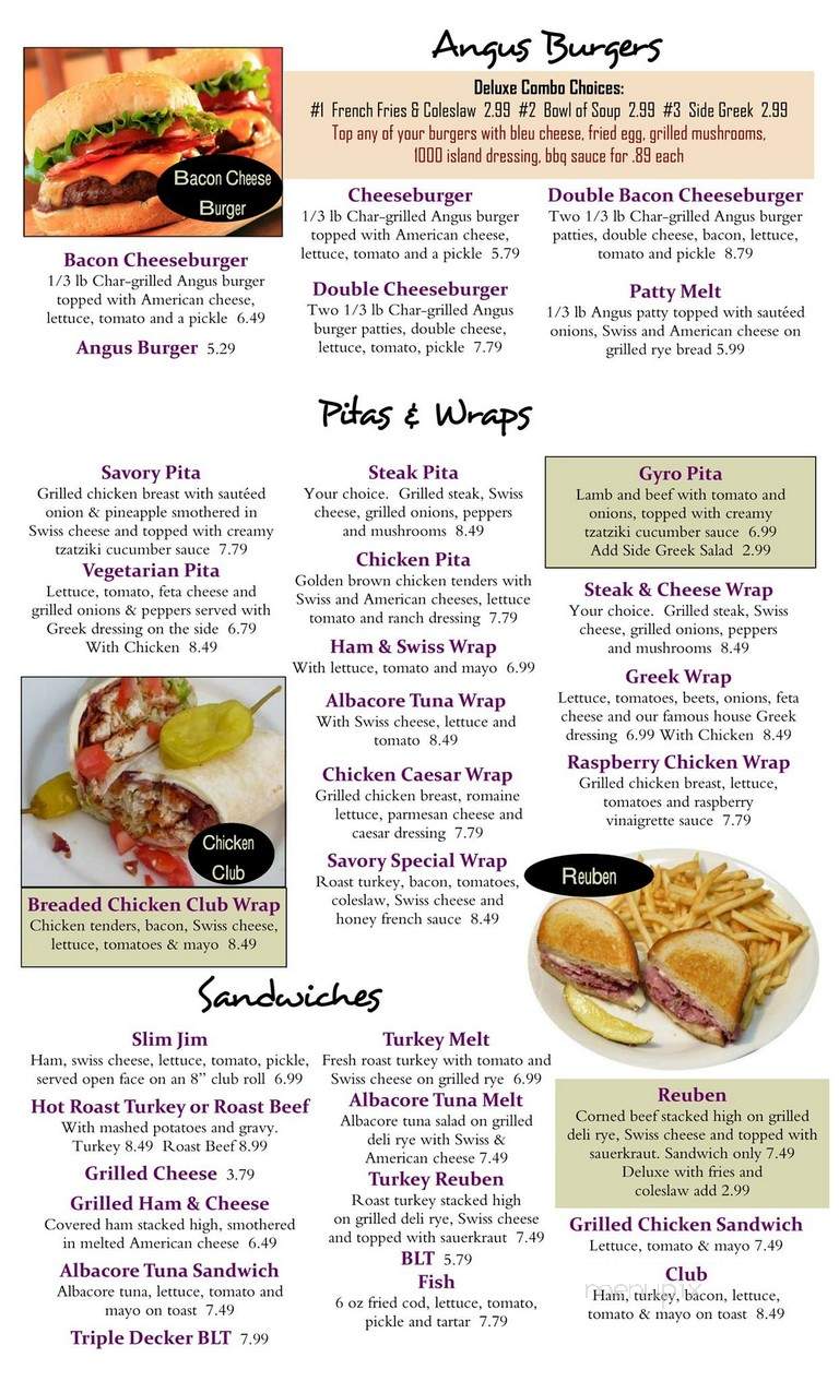Savory Grill - Utica, MI menu_pic