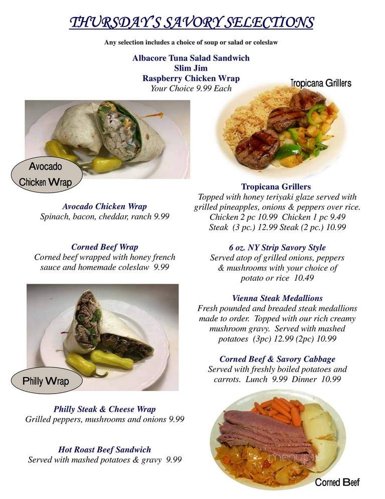 Savory Grill - Utica, MI menu_pic
