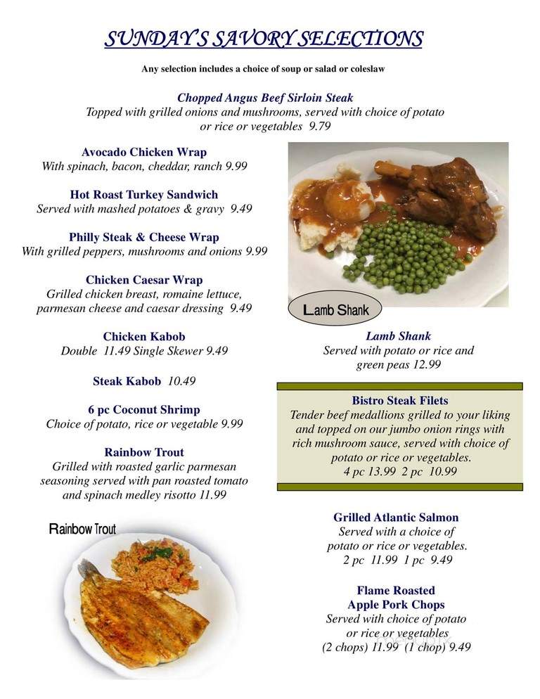 Savory Grill - Utica, MI menu_pic