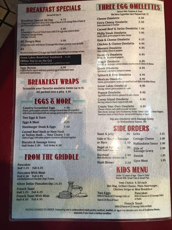 Great Lakes Coney Island - Farmington Hills, MI menu_pic
