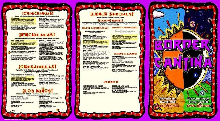 Border Cantina - Novi, MI menu_pic