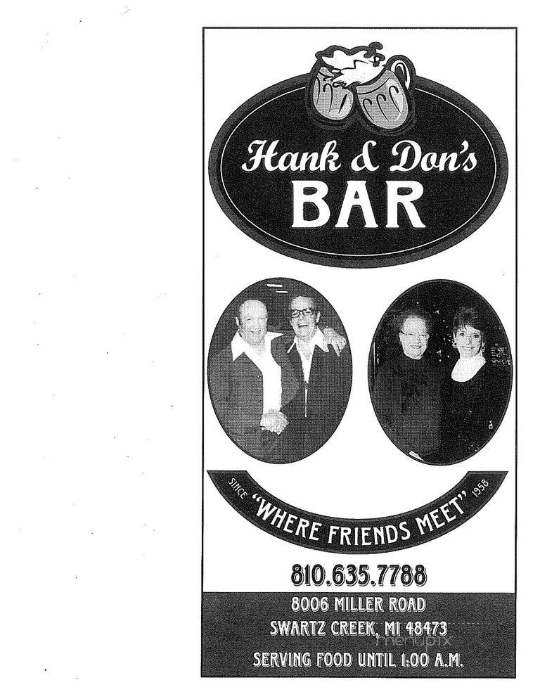 Hank & Don's Tavern - Swartz Creek, MI