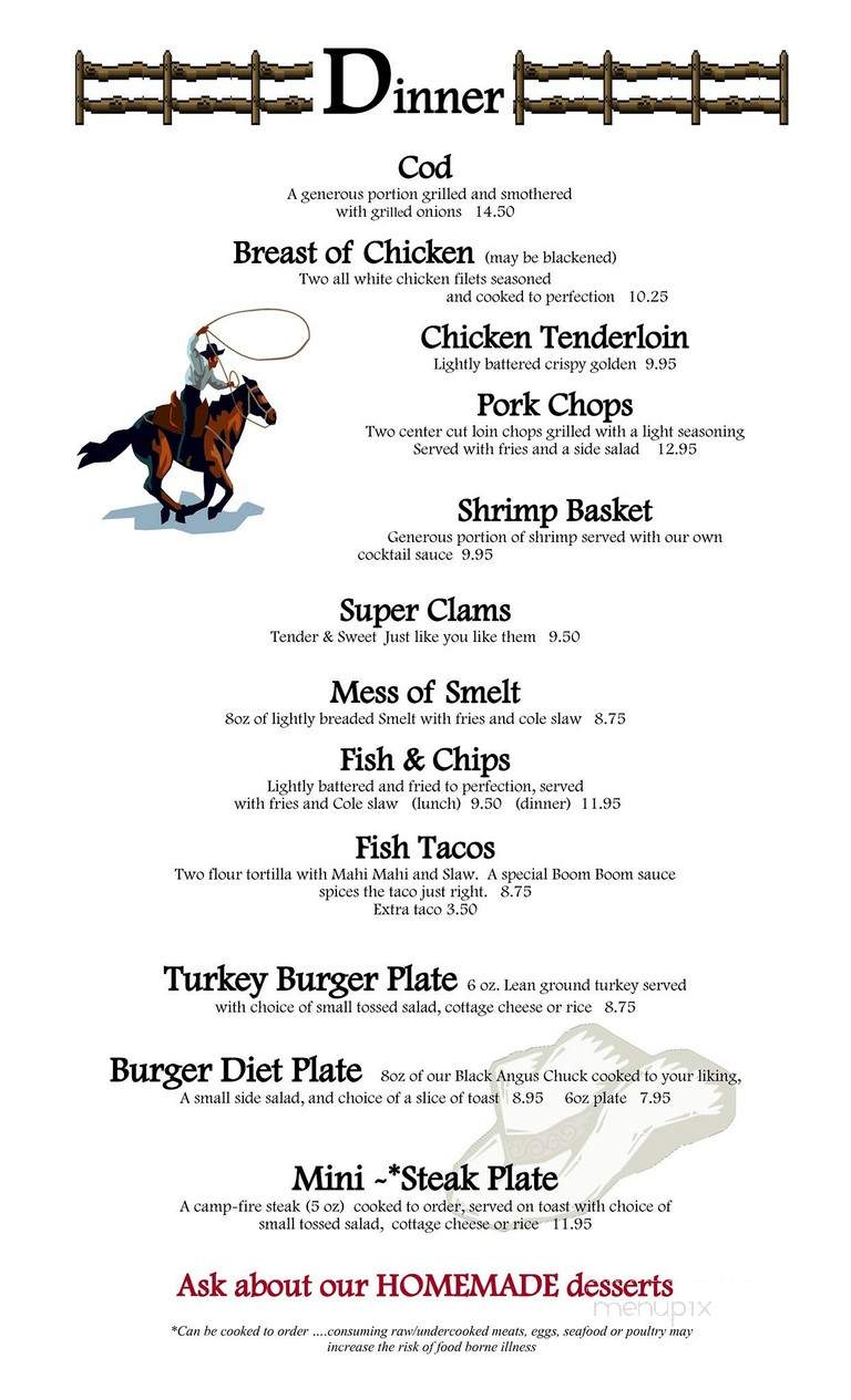 White Horse Tavern - Flint, MI menu_pic
