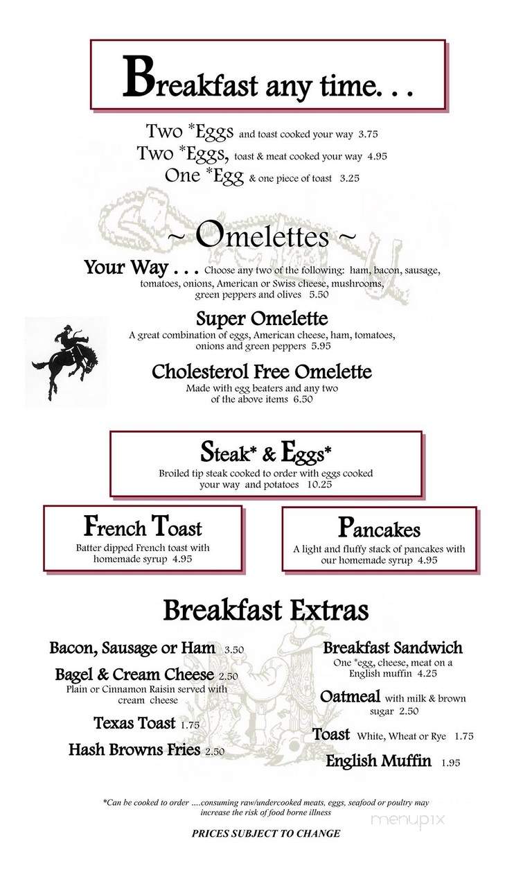 White Horse Tavern - Flint, MI menu_pic