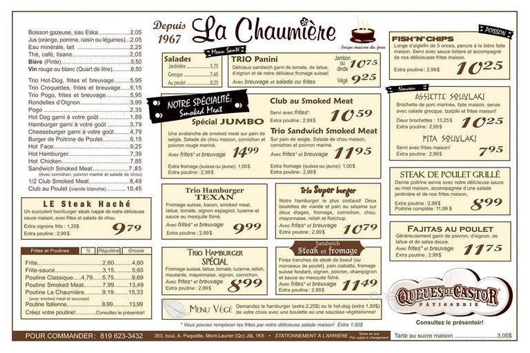 Restaurant La Chaumiere - Mont-Laurier, QC