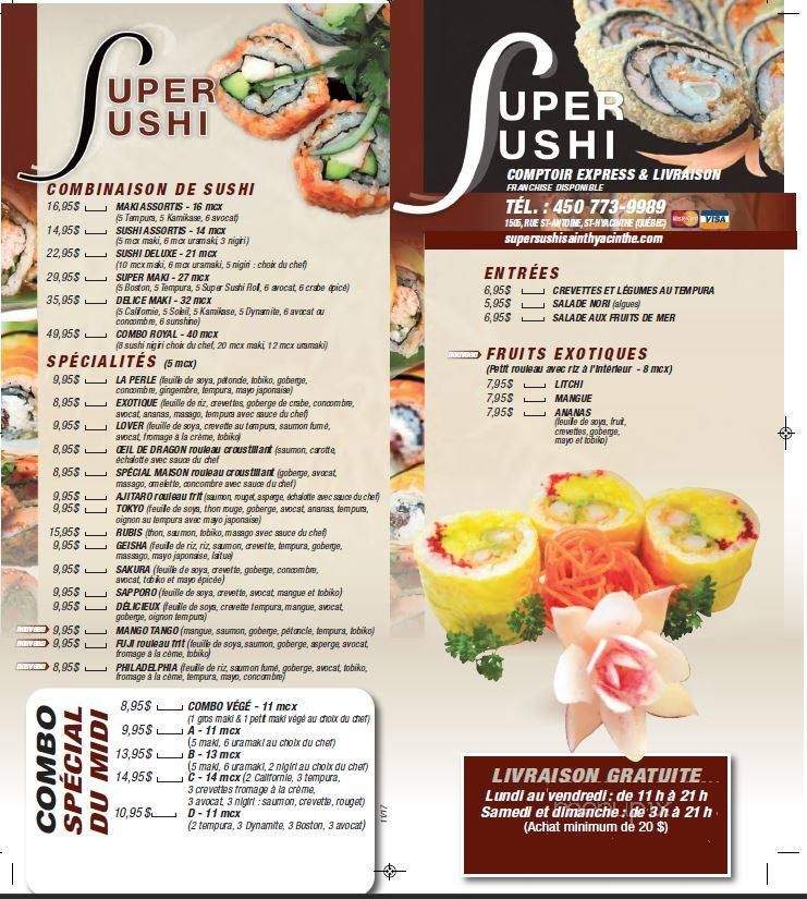 Super Sushi - Saint-Hyacinthe, QC