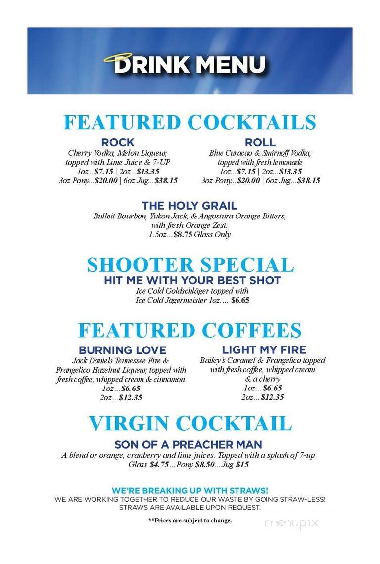 Jubilations Calgary Dinner Theatre - Calgary, AB menu_pic