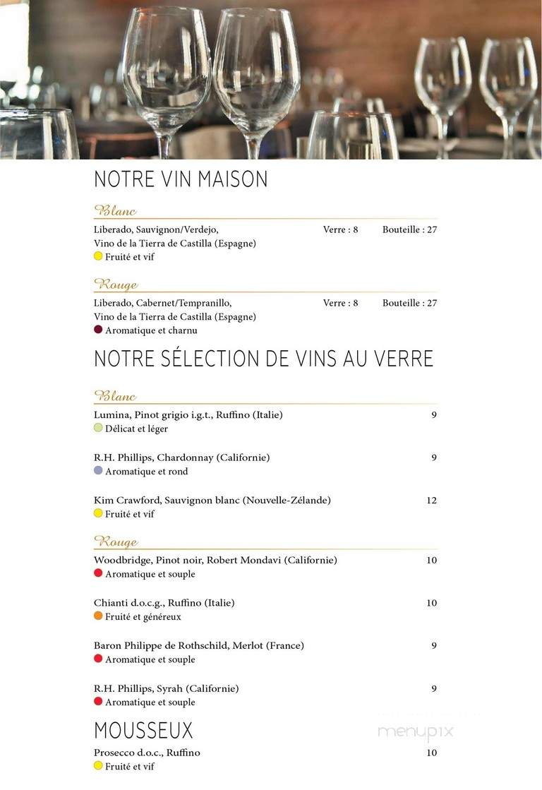 Cafe Co-Loc Resto-Bar - Laval, QC menu_pic
