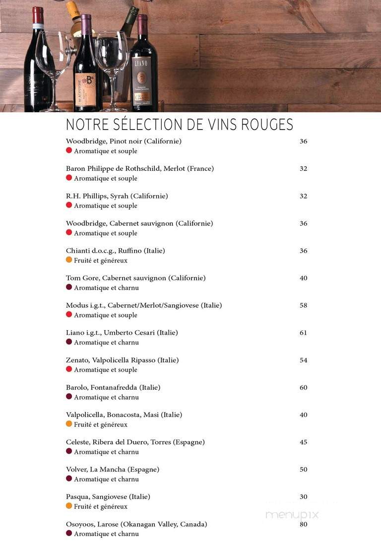 Cafe Co-Loc Resto-Bar - Laval, QC menu_pic