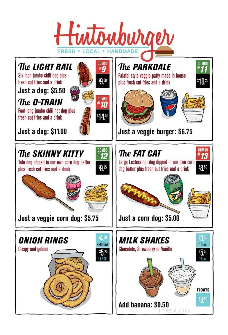 Hintonburger - Ottawa, ON menu_pic