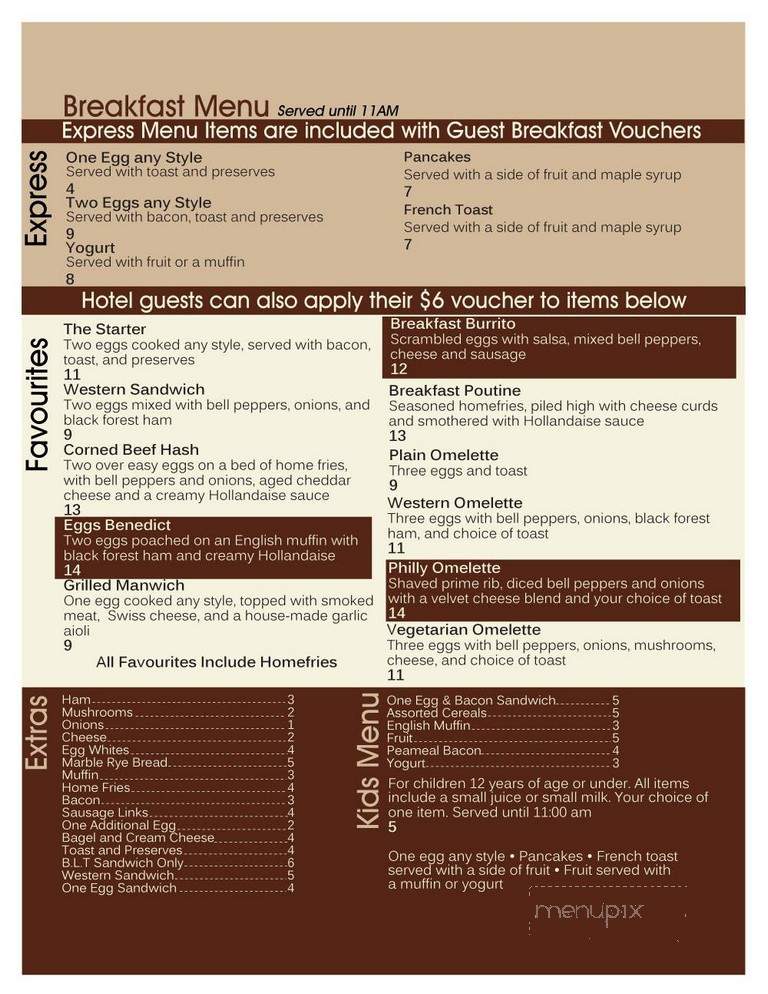 Westwinds Restaurant - Pembroke, ON menu_pic
