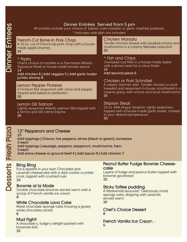 Westwinds Restaurant - Pembroke, ON menu_pic