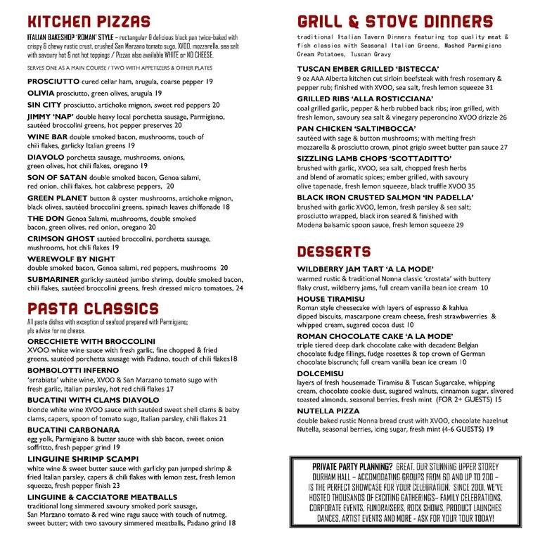 Respect Is Burning Supperclub - Greater Sudbury, ON menu_pic