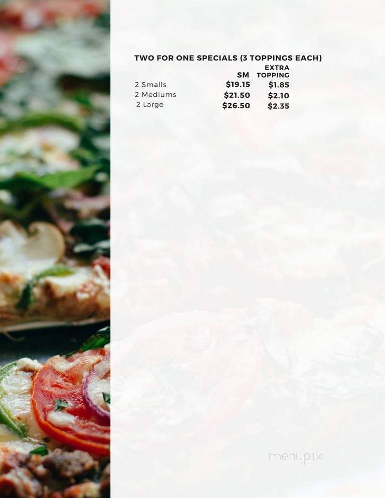 Jim's Greek-Italian Eatery - Belleville, ON menu_pic