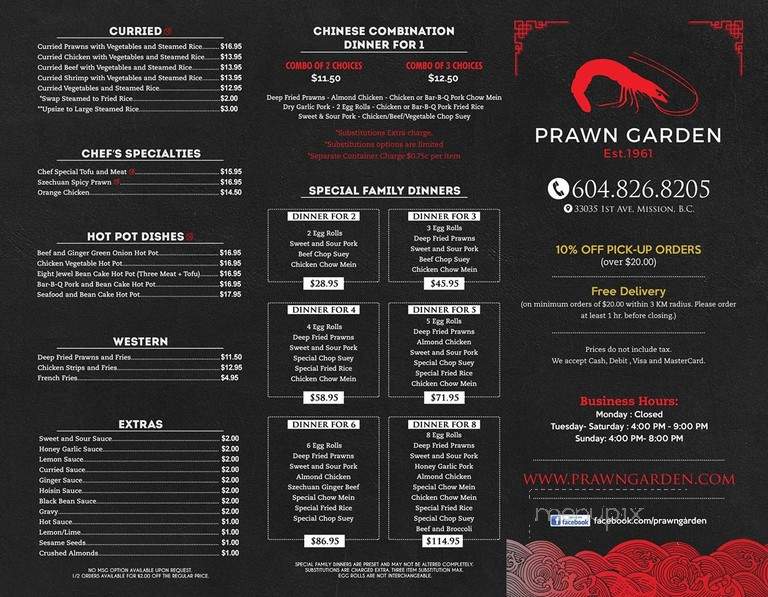 Prawn Garden Restaurant - Mission, BC