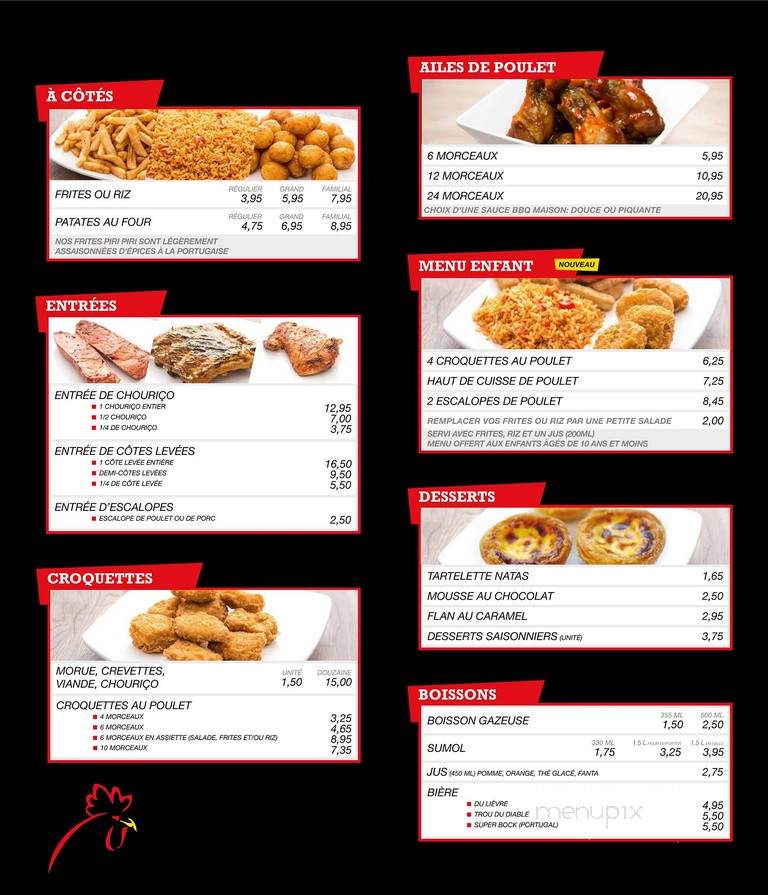 Piri Piri Rotisserie - Montreal, QC menu_pic