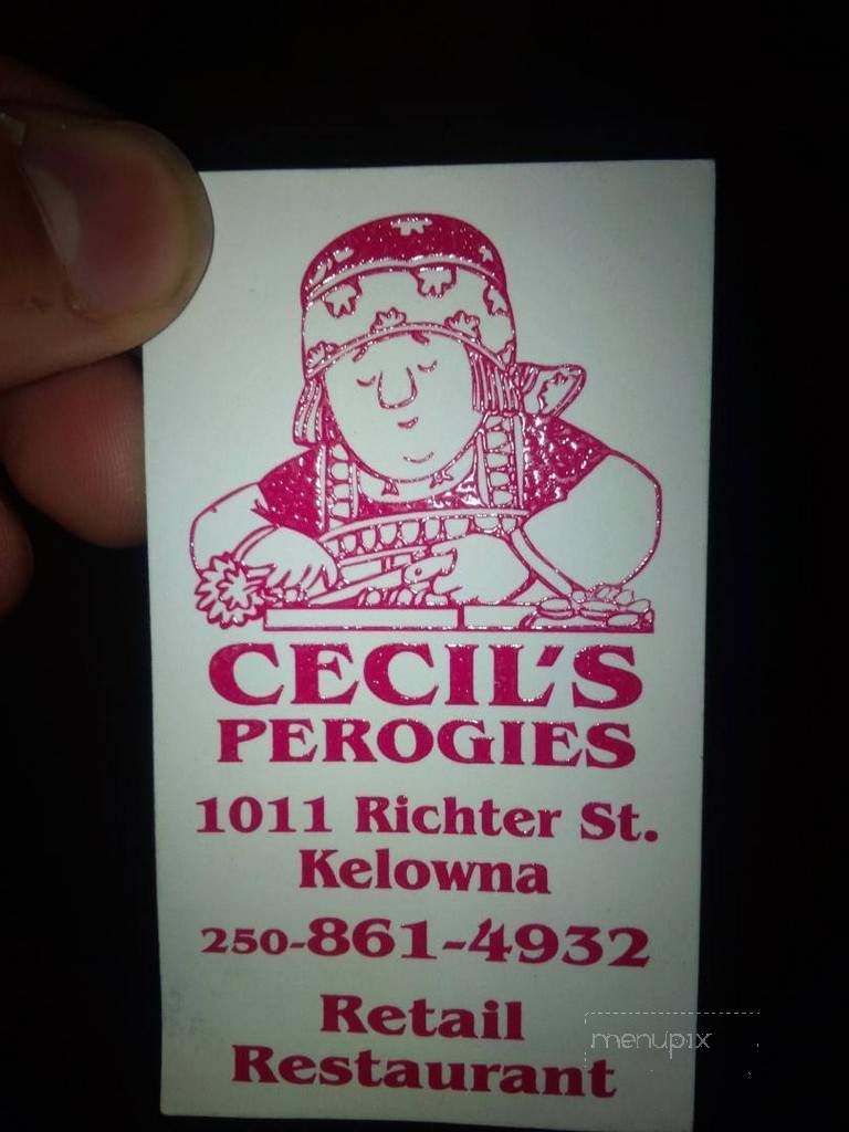 Cecil's Perogies - Kelowna, BC