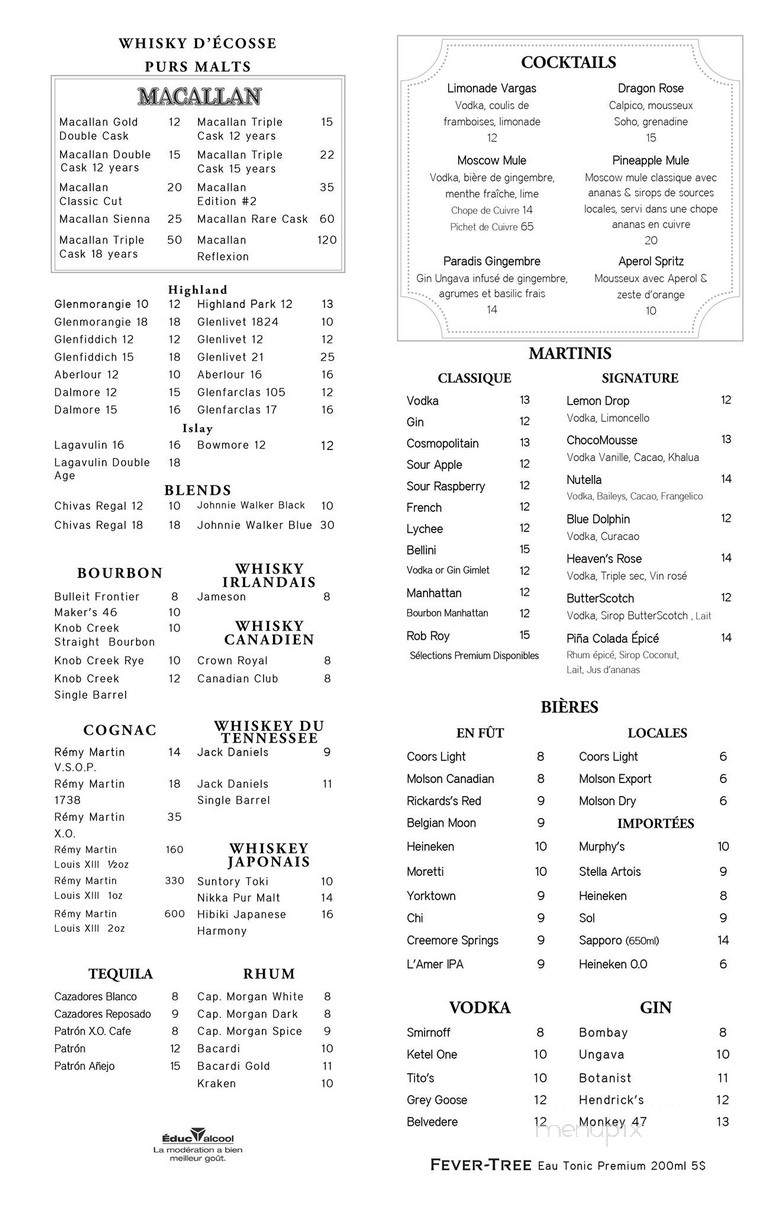 Kobe Japanese Steakhouse & Seafood - Montreal, QC menu_pic