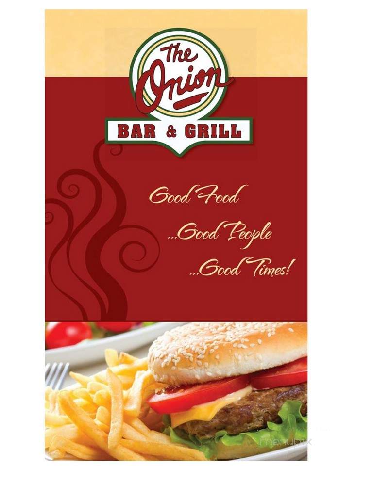Onion Bar & Grill - Lethbridge, AB menu_pic